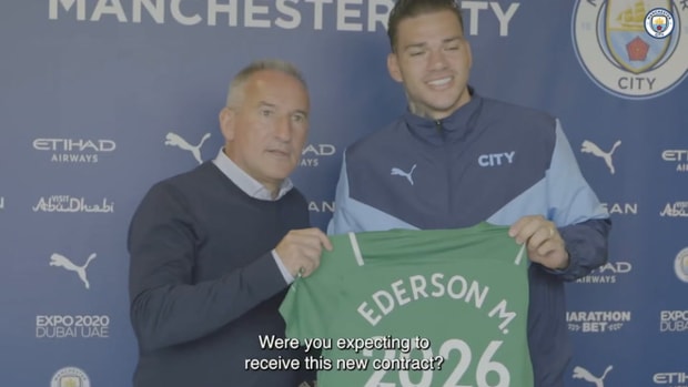 Ederson on signing contract extension at Man City
